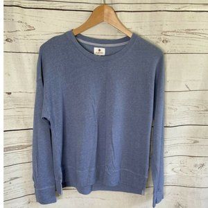 Sundry Sweatshirt Sz 1 Small Soft Blue Side Slits